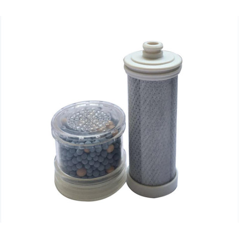 Hydrogen-rich negative ion shower filter