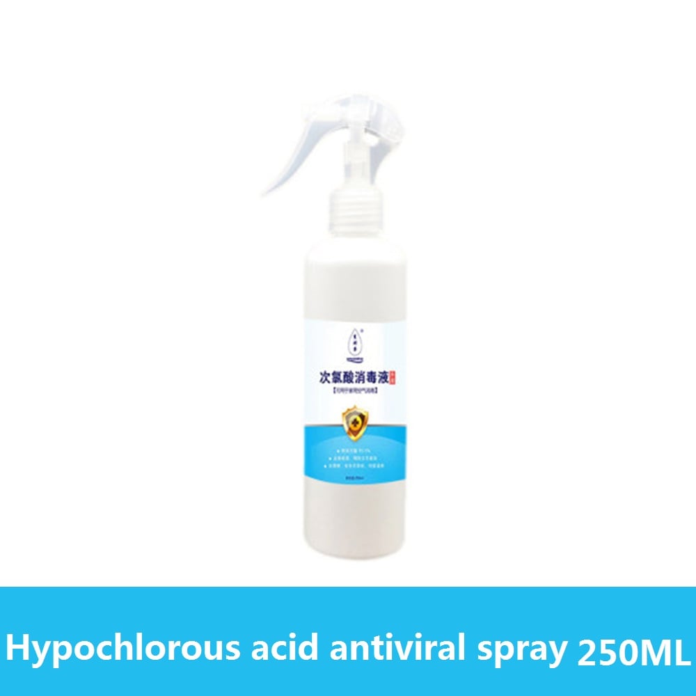 Hypochlorous acid antiviral spray